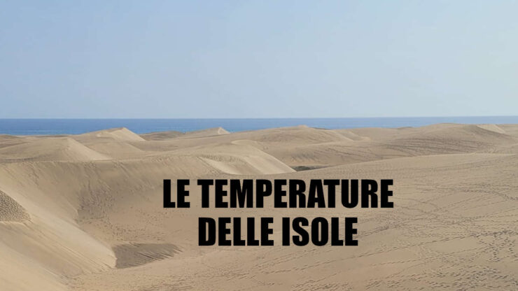 la temperatura delle isole canarie