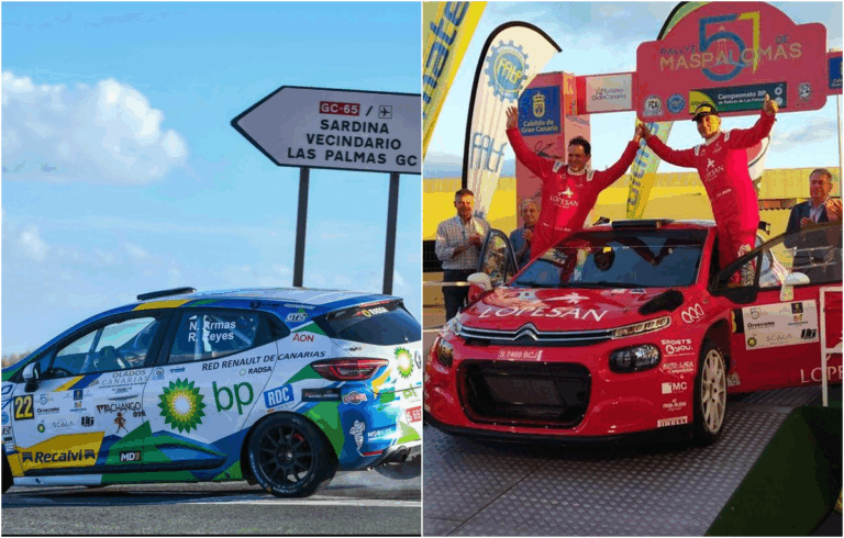 Rally di Maspalomas chiude il campionato delle Canarie con 85 equipaggi e Citroën C3 Rally2 favorite