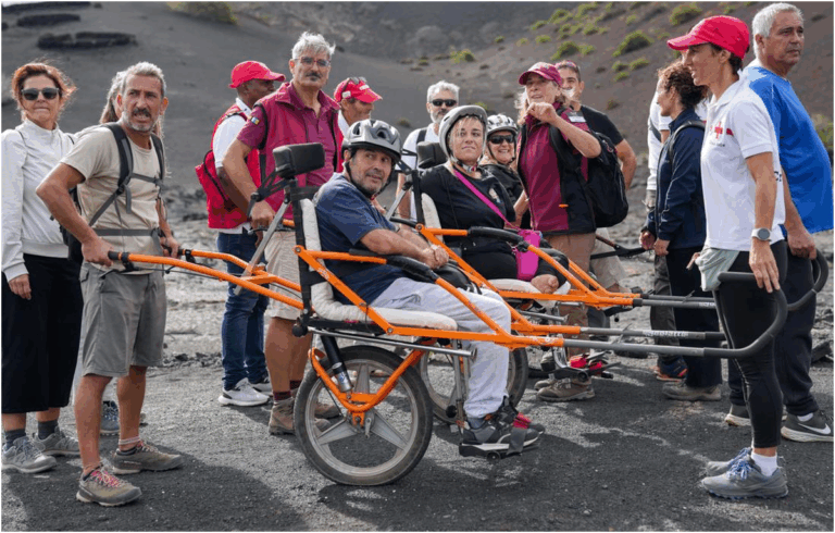 Timanfaya a Lanzarote, per la prima volta percorso Tremesana è accessibile a persone con disabilità