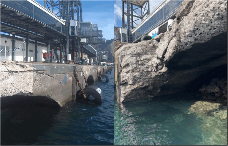 Porto di Santa Cruz de Tenerife avvia lavori da 366.000 euro dopo l’urto del traghetto Marie Curie