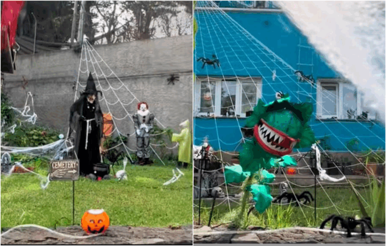 Halloween a Tacoronte la casa più spaventosa di Tenerife in un video virale su TikTok