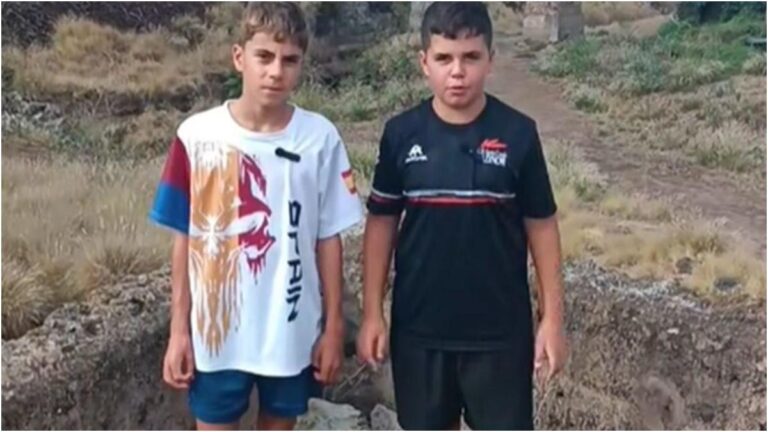 Álvaro e Asier denunciano a Tenerife il triplo di salviettine nei barranchi rispetto a un anno fa