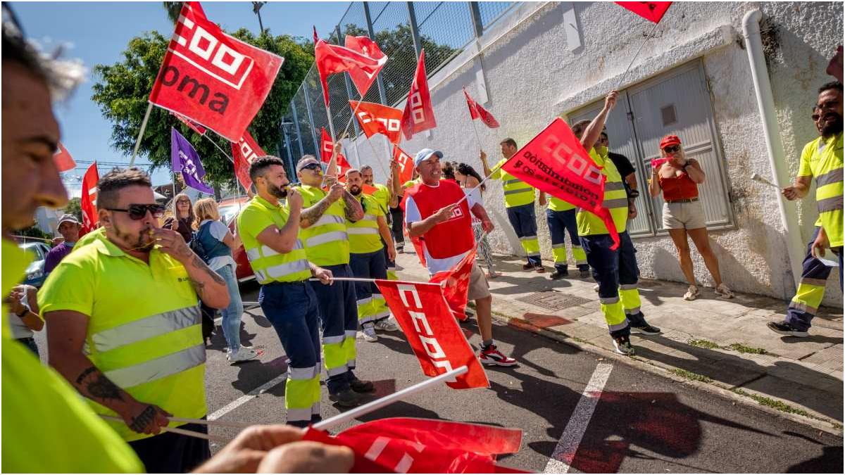 A Tenerife lavoratori di Urbaser minacciano sciopero dei rifiuti a Natale in sei comuni del Nordeste