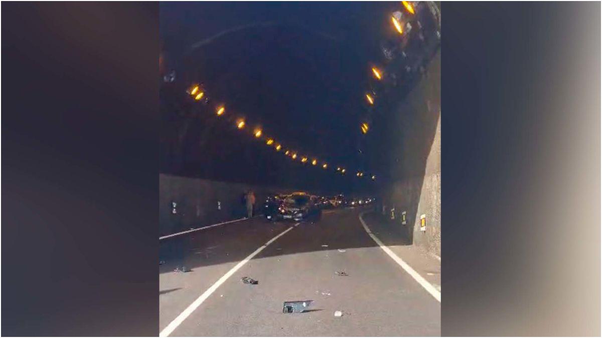 Incidente sulla TF-5 nel tunnel di Santo Domingo a La Guancha pesanti code verso nord