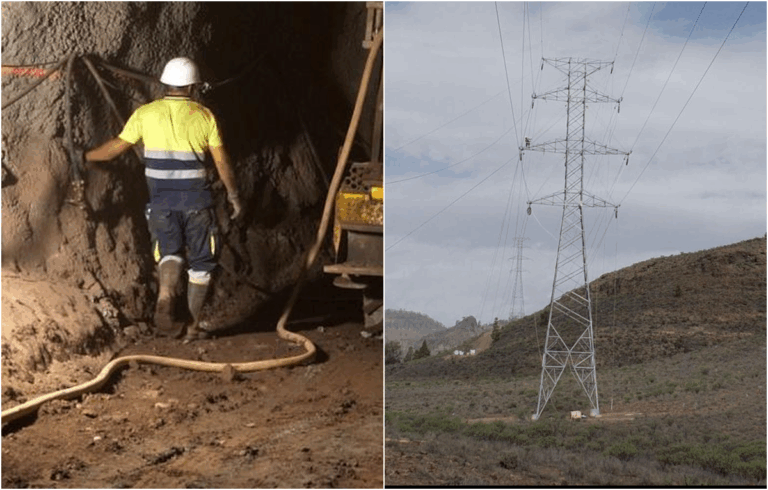 Gran Canaria, alla centrale idroelettrica Salto de Chira scavo della caverna guida lavori sotterranei