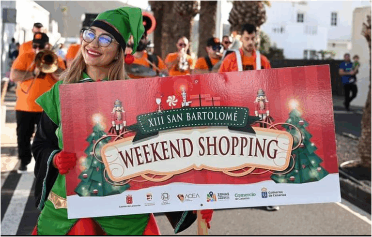 Weekend dello shopping a San Bartolomé 2025 a fine novembre, iscrizioni al comune o online