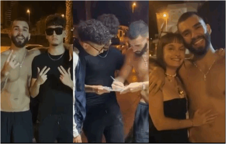 Manuel Turizo a Tenerife, selfie e auguri in video ai fan fuori dall’hotel dopo il concerto