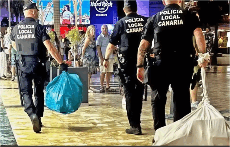 Adeje crea un'unità per le spiagge della Polizia Locale contro vendita ambulante e servizi abusivi